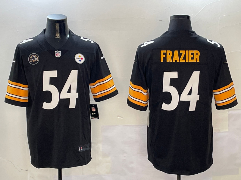 Men Pittsburgh Steelers #54 Frazier Black Nike Limited NFL 2025 Jersey style 01->pittsburgh steelers->NFL Jersey